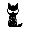 thumbnail image 1 of predolo Acrylic Cat Clock Creative Desk Accessory Silent Animal Ornament for Living Room Wall Clock, 1 of 8
