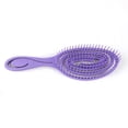 thumbnail image 1 of Dientes finas PP Peine Scalp Masaje enderezamiento Pincel Masajeador Profesional Barberos Salón Portátil Travel Estilismo Herramientas Púrpura Yuarrent CE001318-03, 1 of 7