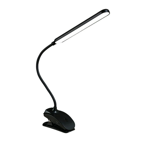 Matoen12 Clip on Lamp USB Reading Light 3 Color Modes LED Flexible Gooseneck Desk Light for Desk Eye Caring Bed Lamp for Headboard