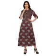 thumbnail image 2 of Moomaya Kurta à Manches Courtes Imprimée Kurti Indien Vêtements d'Été pour Femmes, 2 of 5