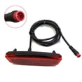 thumbnail image 2 of Luz trasera de bicicleta eléctrica Baoblaze Luz de advertencia LED conector impermeable, 2 of 7