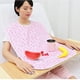 thumbnail image 4 of Bearachild Elderly Fashion Bib with Sticking Buckle Mealtime Aid Clothing Stain-resistant Cotton Apron Seniors Printed Protector Eating Type2 NO2, 4 of 6