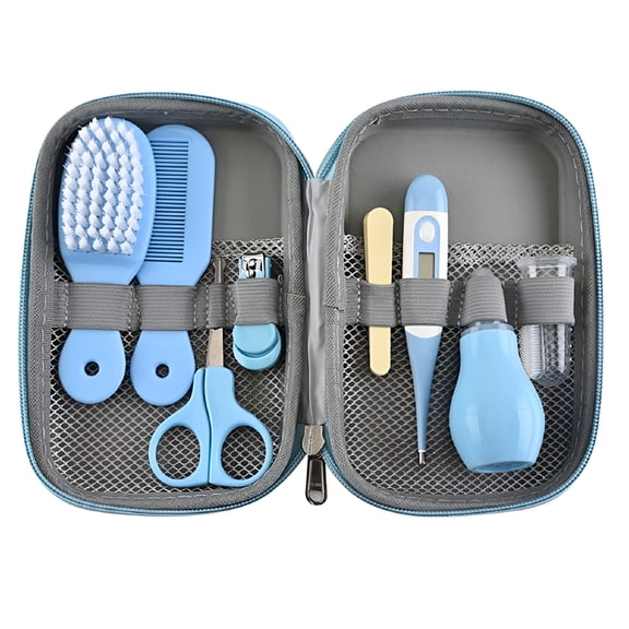 RAGUPEL 8 Pcs/Set Baby Grooming Kit Baby Hair Brush for Nursery Newborn Infant Baby Health Kits