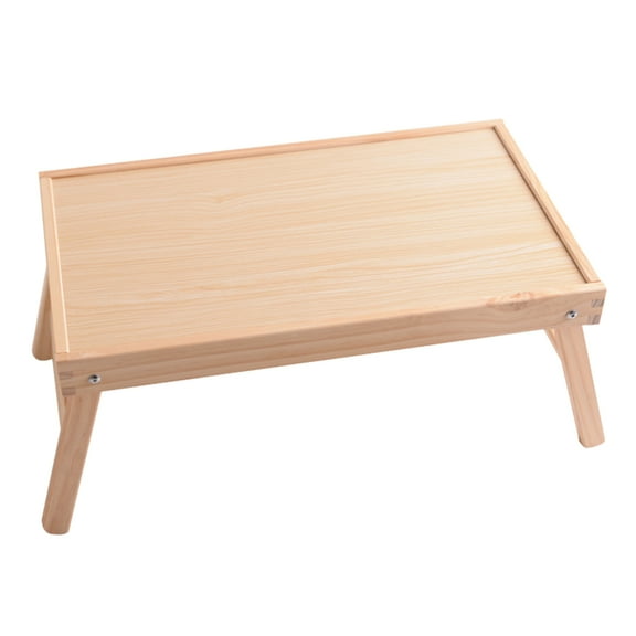 GOOHOCHY Laptop Board for Bed 48x30cm Wood Color 1Pack