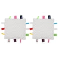 thumbnail image 3 of Toalla Calmante, Toalla Calmante Suave Para Bebés, Toalla De Felpa Suave Y Reconfortante Para Bebés De 2 Piezas Para Bebés ANGGREK Blanco, 3 of 8