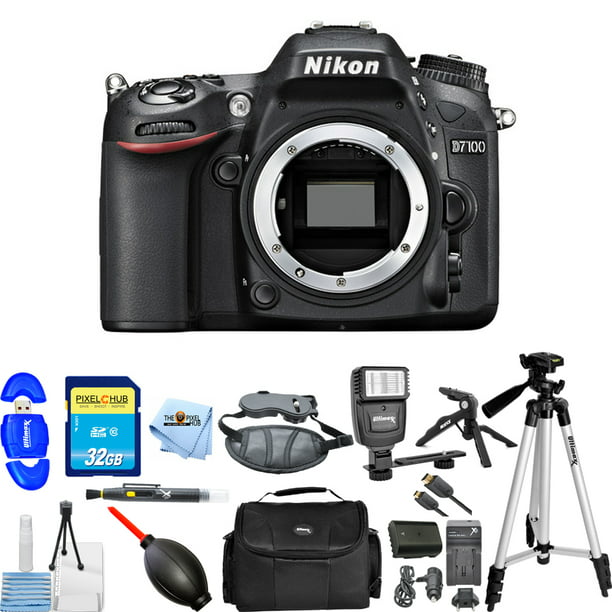 geluid namens Smelten Nikon D7100 24.1 MP Digital SLR Camera (Black Body Only) ALL YOU NEED KIT  NEW!! - Walmart.com