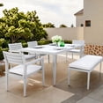thumbnail image 7 of 6PC Patio Aluminum Furniture Dining Set | Ergonomic Design for Outdoor Comfort | Rust-Resistant and Breathable Cushions | Solves Comfort and Rust Problems, 7 of 7
