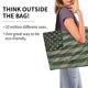 thumbnail image 2 of Fotbe Jungle Green Camo USA Flag Bolsa Tote Estética de Lona con Estampado para Mujer - Bolsa Reutilizable de Hombro Casual para Vacaciones, Compras, Trabajo y Gimnasio, 2 of 8