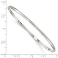 thumbnail image 2 of Sterling Silver Round Bangle Bracelet, 2 of 2