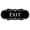 Black, variant on Designer EXIT Sign - Black - Medium