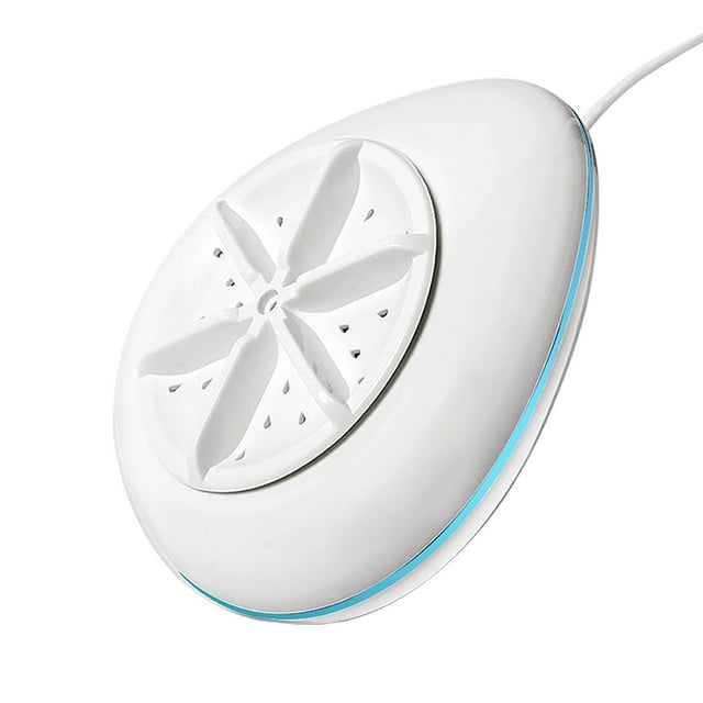 Xihbxyly Lavadora Portátil de Viaje, Plegable y Compacta, con Alimentación Por Usb, Modos de Limpieza Automáticos, Cavitación Ultrasónica, Ideal para Uso Doméstico y de Viaje, Tamaño 110 X 110 X 60 M