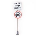 thumbnail image 3 of 14 Pieces Traffic Sign Set Street Signs Scale Model Signals Perfect for Plan City and Train Set, 3 of 8