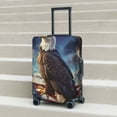 thumbnail image 4 of Salouo Night Sky Bald Eagle Pattern Travel Dust-proof Suitcase Cover, Softside Suitcase Protector Luggage Cover Protector for 18-32inch ,Not Included Suitcase, 4 of 8