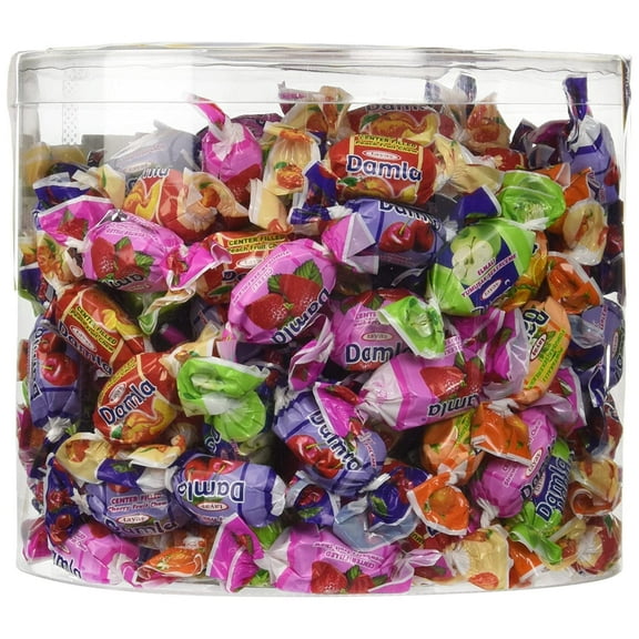 Damla Colombina Fancy Filled Soft Candy -Assortment, 800g - 28.22oz (1 Pack)