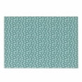 thumbnail image 1 of Turquoise Cutting Board, Retro Vintage 60s 50s Inspired Geometric Polka Dots Romantic Art Print, Decorative Tempered Glass Cutting and Serving Board, Small Size, White and Pale Blue, by Ambesonne, 1 of 1