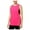 Pink - pinkhilht, variant on Jessica Simpson Womens The Warmup Layered Tank Top, Black, Juniors, Large