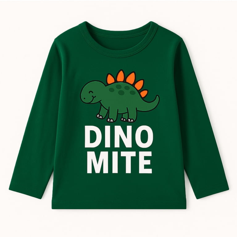 HILEELANG Toddler Boys Long Sleeve Graphic Tees 3-Pack photo 7