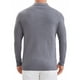 thumbnail image 3 of Camisa de polo de punto de negocios de color sólido de manga larga para hombre M gris, 3 of 6