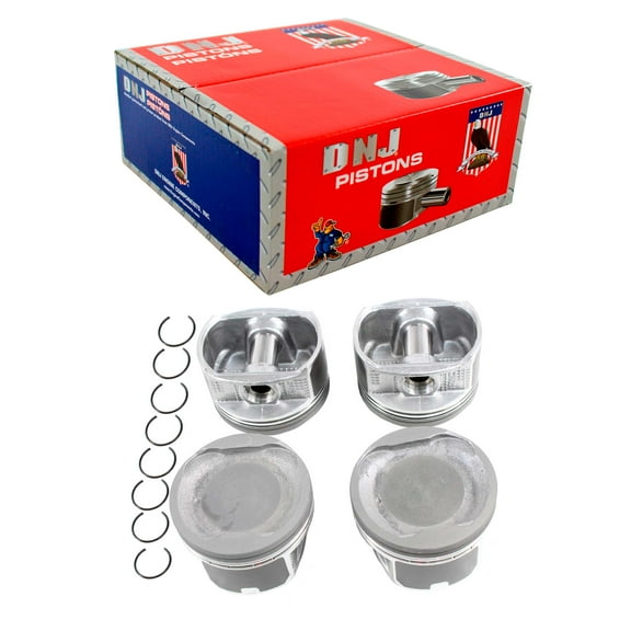 DNJ P917 Standard Complete Piston Set Fits Cars & Trucks 01-07 Scion Tc Toyota Camry 2.4L DOHC