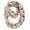 Black, variant on Vinatge Floral Scarf Bird Print Sheer Scarf Infinity Scarf Skinny Loops Circle Scarf