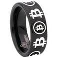 thumbnail image 6 of Bitcoin Tungsten Carbide Ring, 6 of 9