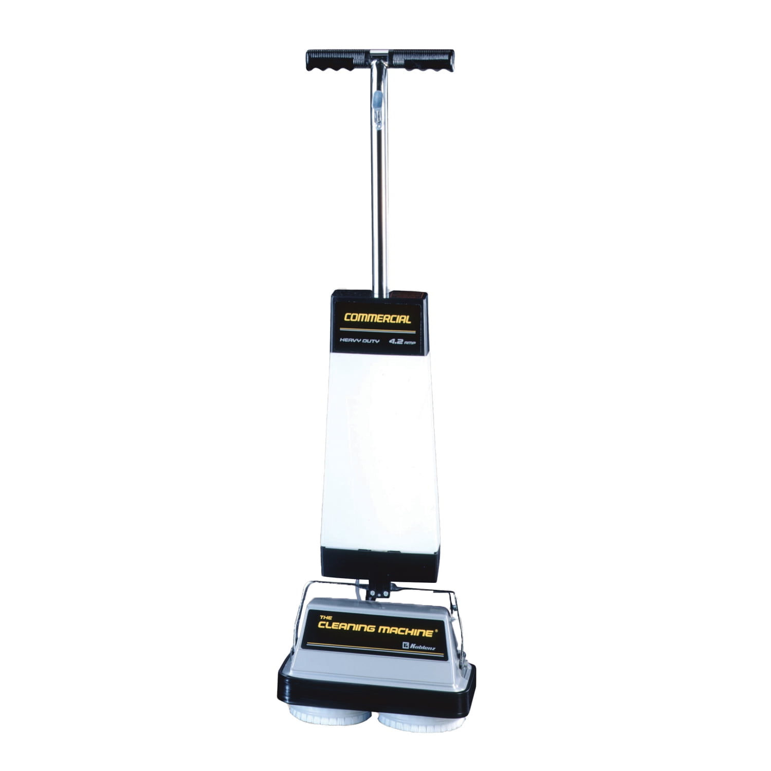 Koblenz The Cleaning Machine Shampoo Polisher in Gray with 2 PK Lambswool Pads, 2 PK Scrub Pads & 2 PK Polishing Brushes