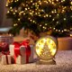 thumbnail image 5 of Ganfancp Santa Claus Muñeco de Nieve Vacaciones L Luz Decoración Light Up Decorativo Artesanía de Madera Ornamento Campo Arreglo Escénico Ofertas Del Día Liquidación 1* Decoración Navideña Luminosa, 5 of 6