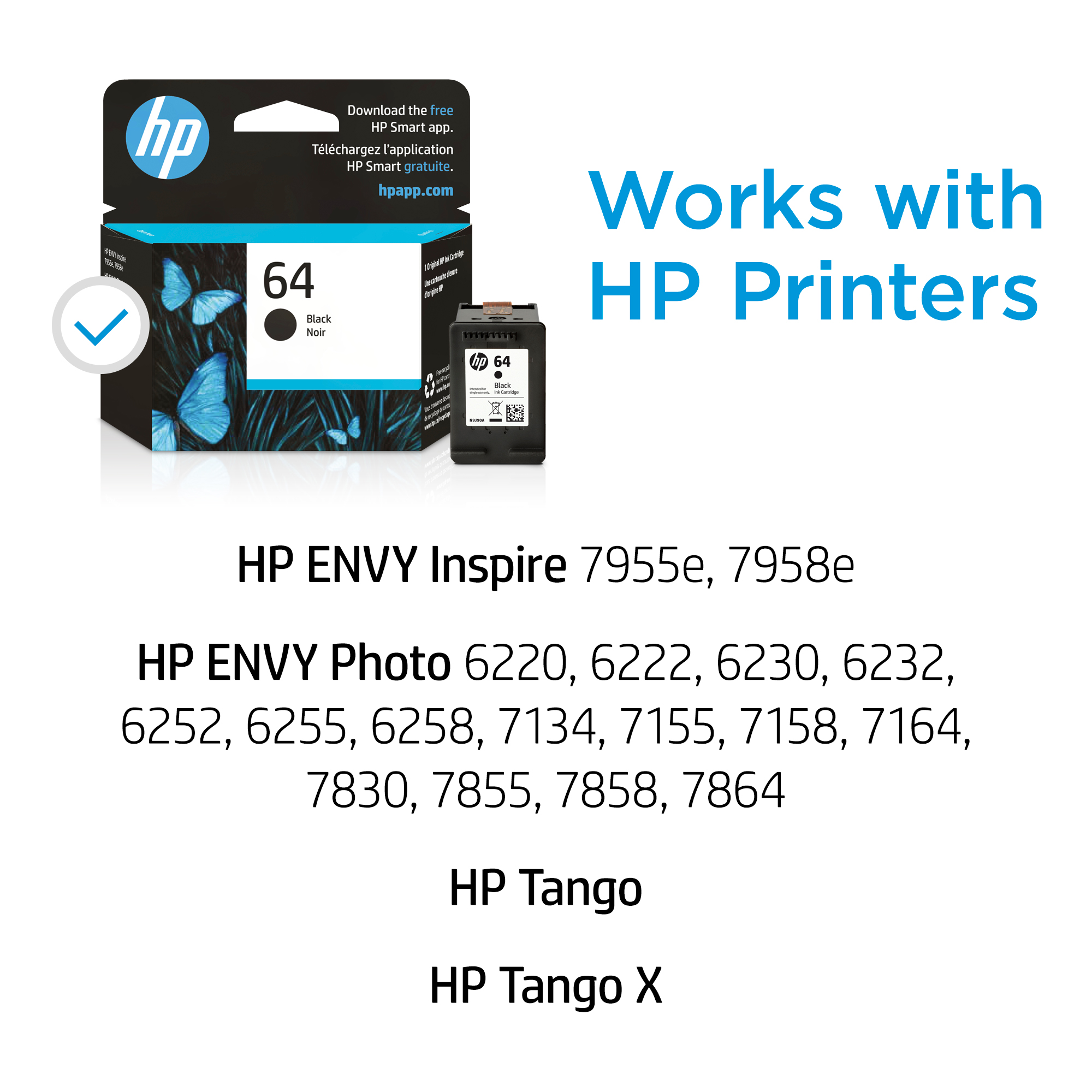 HP 64 Black Original Ink Cartridge photo 5