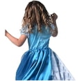 thumbnail image 5 of Basic Cinderella Blue Satin Princess Dress - Size 2-4, 5 of 6