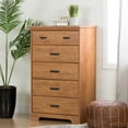 thumbnail image 2 of South Shore Versa 5-Drawer Chest, Pine, 2 of 9