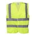 thumbnail image 2 of 10-Pack of Cordova V211PL Type R, Class II, Lime Mesh Vest, Hook & Loop Closure, 2-Inch Silver Reflective Tape, Large, 2 of 5