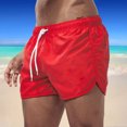 thumbnail image 6 of zeranth Men Shorts Super Soft Wear Resistant Polyester Summer Beach Shorts Swim Trunks for Male, 6 of 7