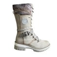 thumbnail image 1 of Botas de montar de vaquero de estilo occidental a la moda para mujer, botas informales cálidas de tacón bajo hasta la rodilla, zapatos de tubo medio Wmkox8yii  shkj298, 1 of 3