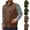 Brown, variant on uublik Men Vest Jacket Warm Sleeveless Outerwear for Work Casual Travel Brown