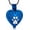 Blue, variant on Paw Print Urn Necklace for Ashes - Pet Cremation Jewelry Angel Wing Heart Urn Locket Pendant with Mini Keepsake Urn Stainless Steel Ash Holder for Dog / Cat Memorial Pendant