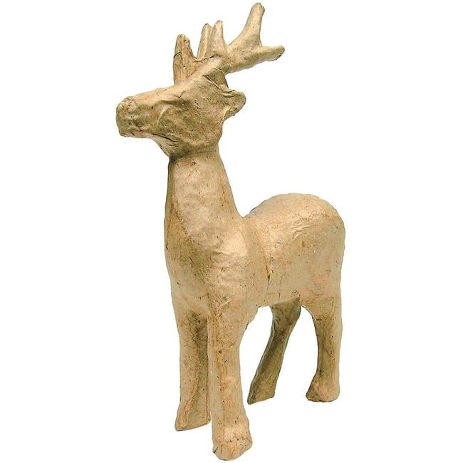 Paper Mache Figurine, Reindeer