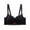 Black, variant on Ltctricy Push up Bras for Women Comfortable Wireless Padded Lift Supportive Lace Bralettes Soft Cotton Everyday Bras