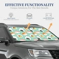 thumbnail image 4 of Balery 2 Piece Kawaii Sushi Car Windshield Sun Shade|Foldable Front Windshield Shade for Car Front Window for Most Sedans SUV Truck-Medium, 4 of 7