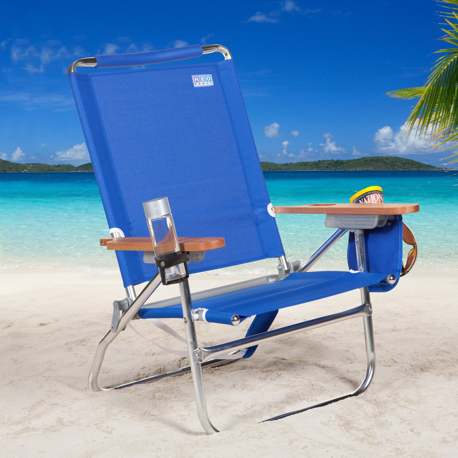 Rio Sc680c Blue Beach Chair