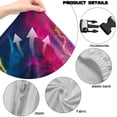 thumbnail image 6 of Pzuqiu Wolf Gaming Chair Covers Soft Office Chairs Protector with 2 Pieces Armrest Covers Lightning Scratchproof Elastic Gaming Chair Covers Set for Home, Shop, Office, 6 of 7