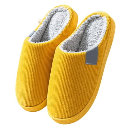 

Indoor Lightweight Slippers Women s Cozy Terry Slipper For Lounging Inside Or Trips Yellow 38-39