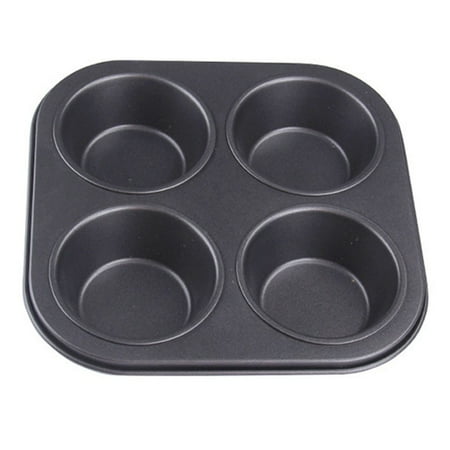 

Silicone Muffin Baking Pan Cupcake Tray 4 Cup Nonstick Cake Molds