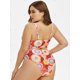 thumbnail image 4 of Además impresión étnico Tamaño del enrejado Corte de baño bikini Rosegal Camisetas sin mangas de talla grande, 4 of 5