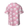 thumbnail image 4 of Goofa Cute Cat Printed Men's Casual Short-sleeved Shirt,Lightweight Breathable Button-down,Summer Casual men's top,Versatile Fashion shirt-3X-Large, 4 of 7