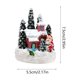thumbnail image 3 of Adornos navideños, adornos navideños, regalos navideños, casa pequeña de resina brillante navideña, adorno de Papá Noel, adornos navideños de resina, 3 of 6