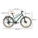 thumbnail image 4 of Bicicleta RAM CITY R26, Verde, 4 of 4