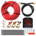 thumbnail image 1 of 24V 100Amp Dual Battery Isolator Kit, Ampper Battery Voltage Sensitive Relay (VSR) Smart Battery Isolator Kit for Car, Vehicle, RV, ATV, UTV and Boat, 1 of 9