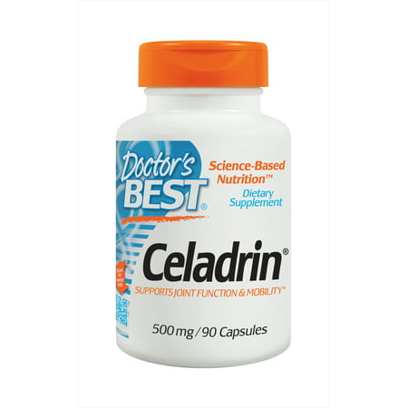 Doctor's Best Celadrin, Non-GMO, Gluten Free, Joint Support, 500 mg, 90 (Doctors Best Curcumin C3)
