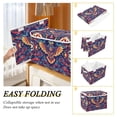 thumbnail image 2 of Yayeee Collapsible Cube Storage Bin with Lid Fabric Closet Decorative Basket with Handles, Geometric Eagle, 2 of 7