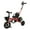 Red, variant on SAYFUT Kids' Tricycles Push Bike for 1-5 Years Old, Toddler Bicycle, Toddler Tricycle, Stroller Tricycle Walker With Retractable Push Handle,Safe Belt & 2 Storage baskets
